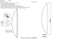 Бра Crystal Lux CLT 029W400 WH