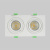 Светильник встроенный Crystal Lux CLT 002C2 WH V2