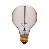 Лампа накаливания E27 60W шар прозрачный 052-276