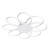 Потолочная люстра Polli A2528PL-8WH