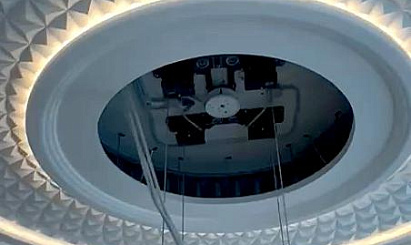 Система подъема для люстры диаметром 5 метров - с.Ильинское