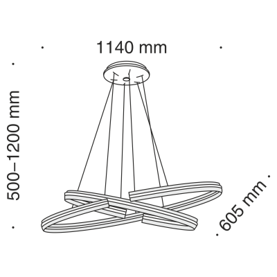 Подвесной светильник Maytoni MOD036PL-L91B
