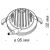 Встраиваемый светильник Maytoni DL2001-L12W4K