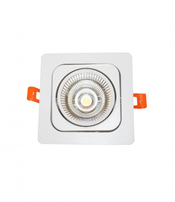 Встраиваемый точечный светильник Lumina Deco Fostis LDC 8064-SS-7WCOB-L98*W98 WHITE