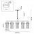 Подвесная люстра Kovis 4653/5 Подвесная люстра Kovis 4653/5