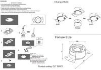 Светильник встраиваемый Crystal Lux CLT 050C1 BL-BL