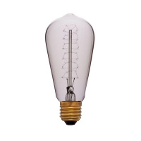 Лампа накаливания E27 60W колба прозрачная 052-252