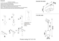 Светильник трековый однофазный Crystal Lux CLT 0.31 012 WH