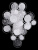 Бра Crystal Lux DESEO AP2 SILVER
