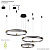 Люстра Crystal Lux FERNANDO SP158W LED COFFEE/BLACK