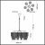 Подвесная люстра Papita 4920/6