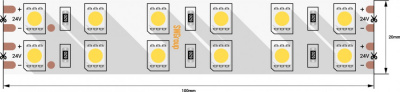 Светодиодная лента  SWG5120-24-28.8-W
