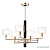 Люстры Crystal Lux MAESTRO SP-PL5+5 GOLD