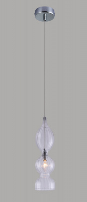 Светильник подвесной Crystal Lux IRIS SP1 B TRANSPARENT
