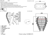 Бра Crystal Lux CHARME AP3 CHROME/TRANSPARENT