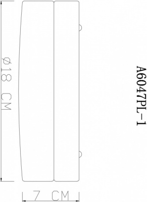 Потолочный светильник Aqua-tablet A6047PL-1CC
