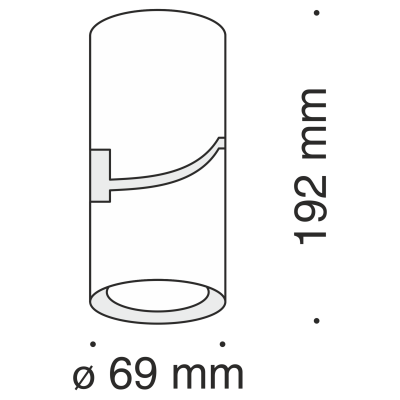 Потолочный светильник Maytoni C019CW-01B