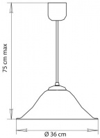 Подвесной светильник Cucina A3320SP-1WH