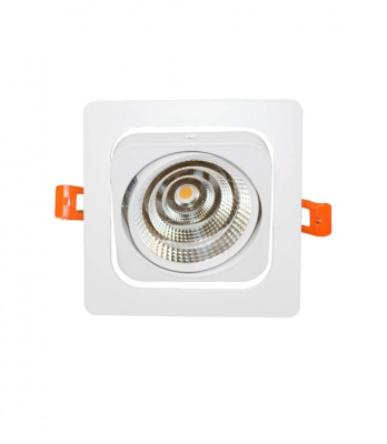 Встраиваемый точечный светильник Lumina Deco Fostis LDC 8064-SS-7WCOB-L98*W98 WHITE