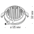 Встраиваемый светильник Maytoni DL303-L12B